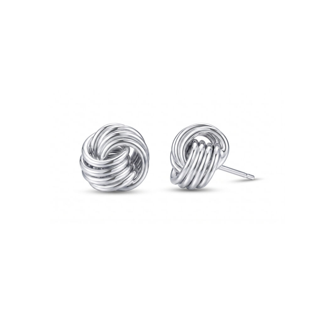 Aretes de Plata 925 Remy Knots