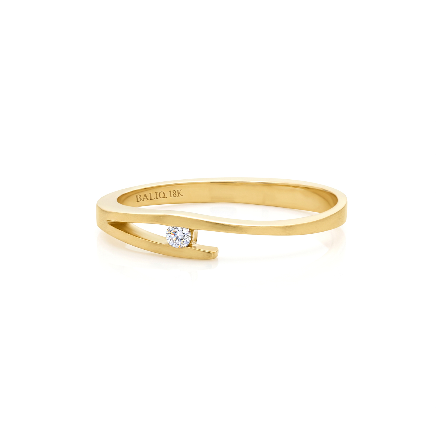 - Anillo de Compromiso Persea Oro 18K con Brillante