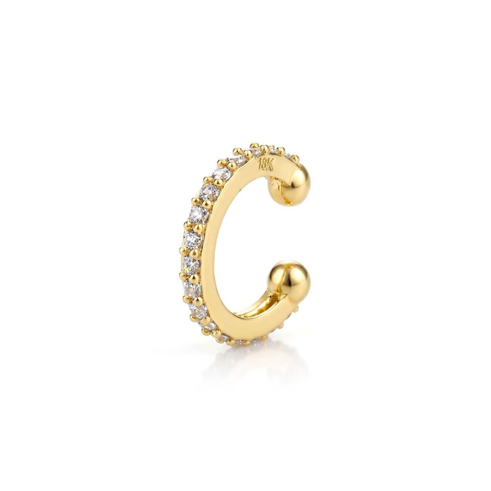 Ear cuff oro 18k