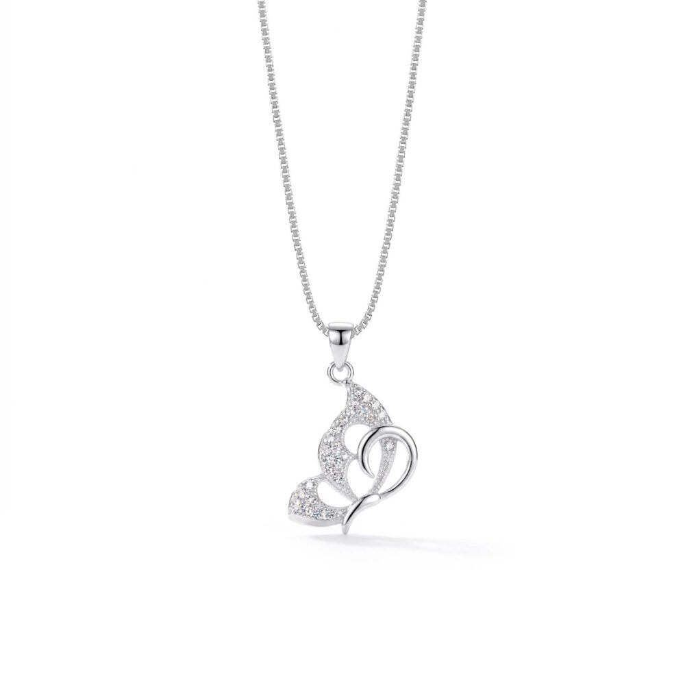 Collar Butterfly Plata 925