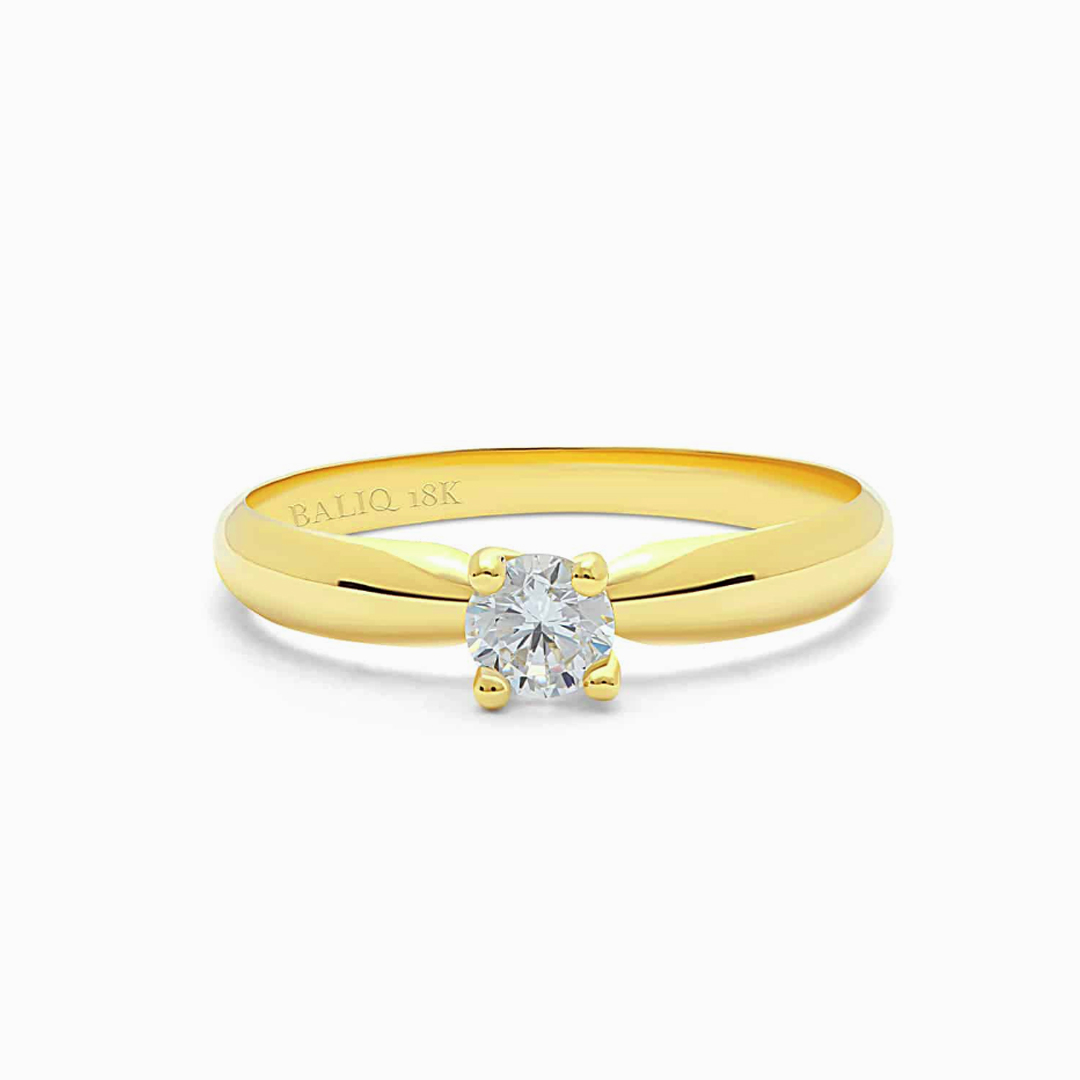 Anillos de compromiso diseño solitario