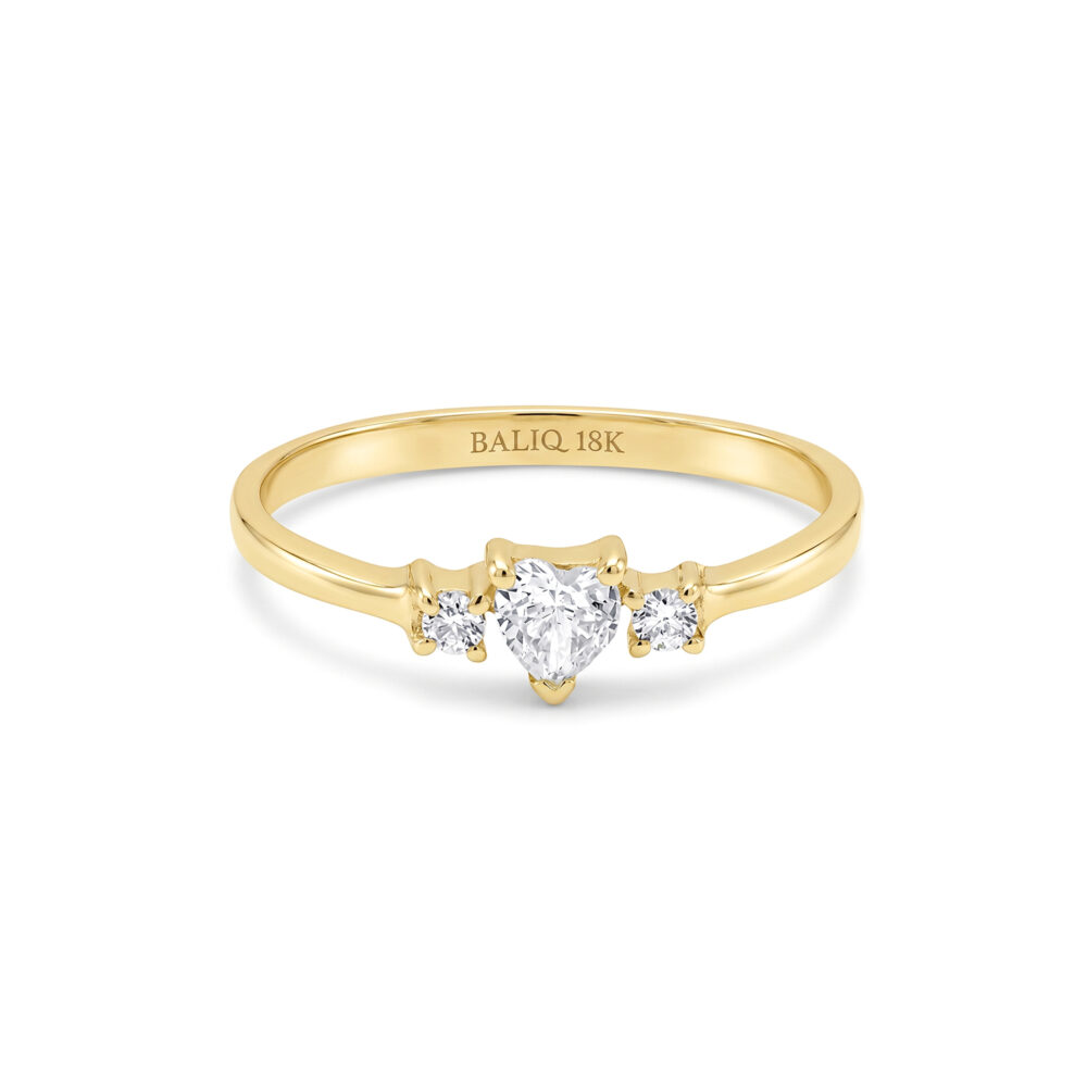 Anillo de Compromiso Corazón Oro 18K