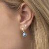 - Aretes Kyanite Oro 18K con Brillantes
