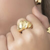 - Anillo Statement Casual Oro 18K