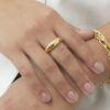- Anillo Bombe Casual Oro 18K