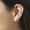 - Aretes Nudo Plata 925