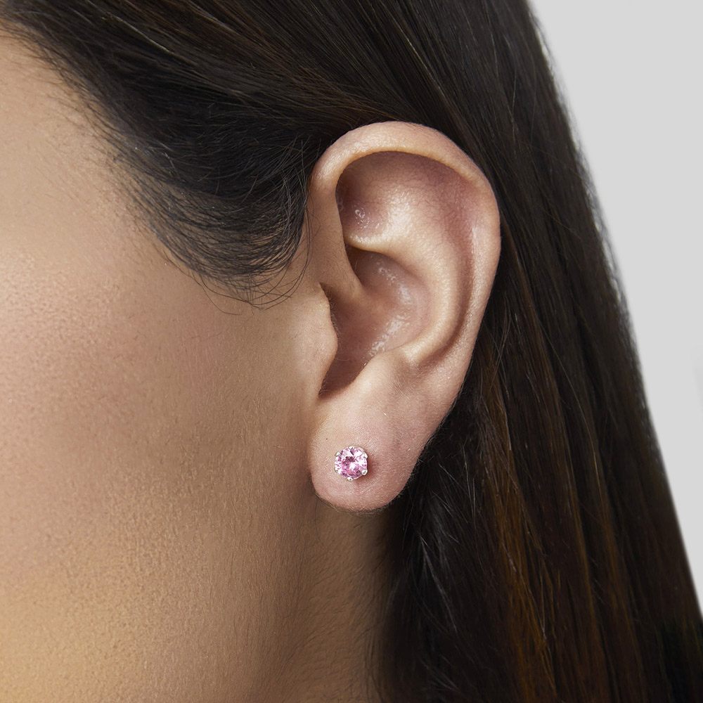 - Aretes Punto de Luz Plata 925