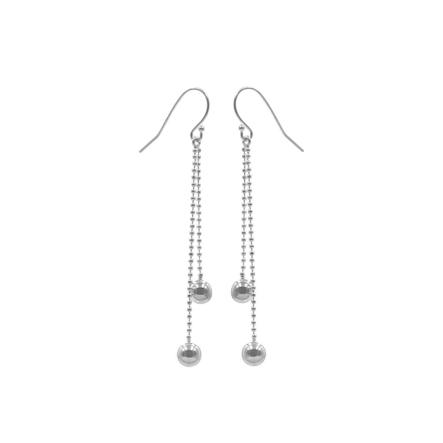 - Aretes Bolitas Plata 925
