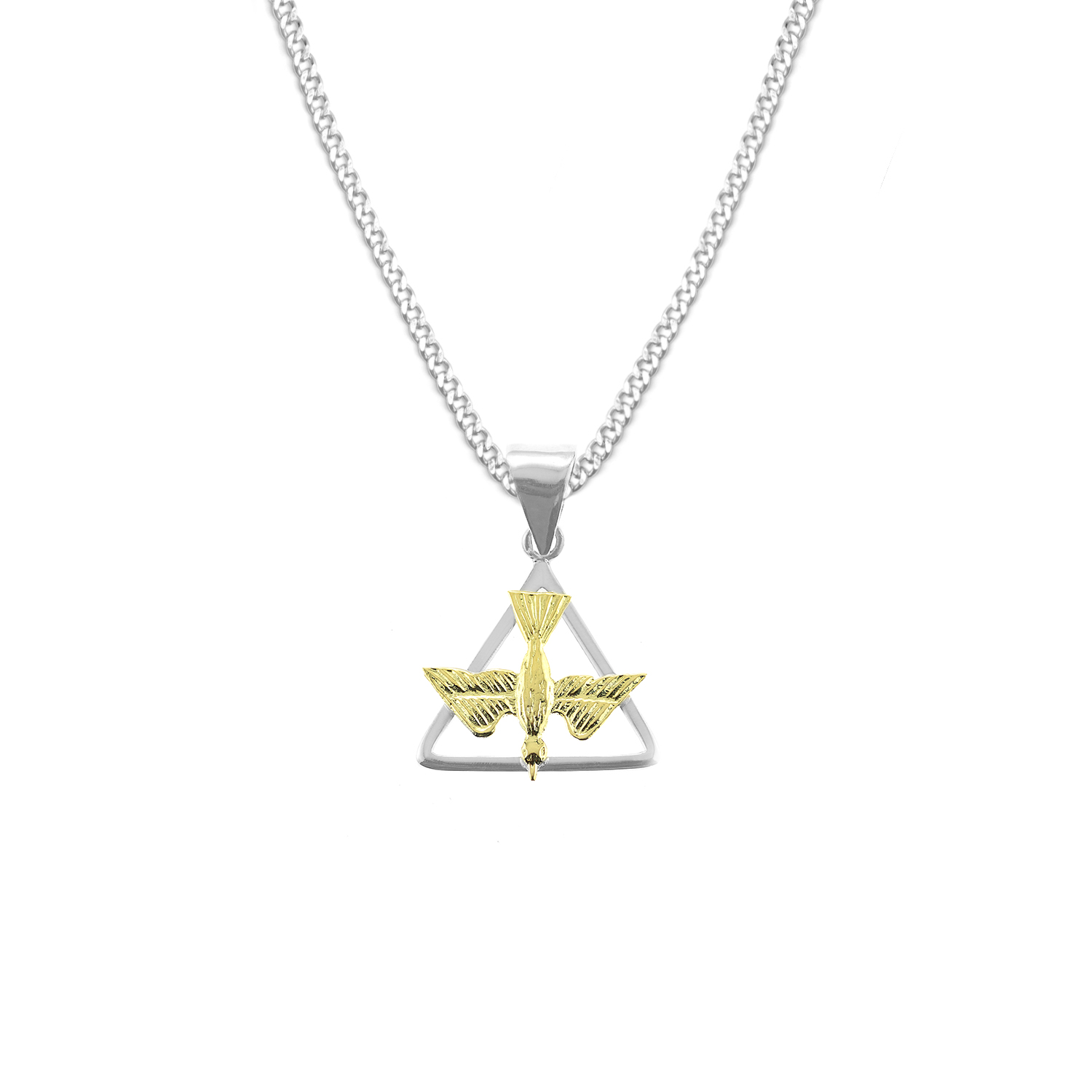 - Collar Espíritu Santo Religioso OroPlata