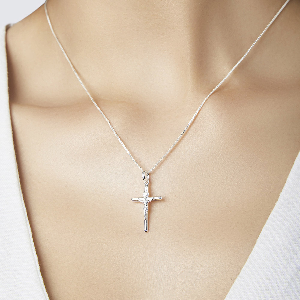 - Collar Cruz Plata 925