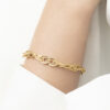 - Pulsera Infinito Ovalada Oro 18K