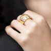 - Anillo Statement Casual Oro 18K