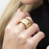 - Anillo Statement Lisa Casual Oro 18K