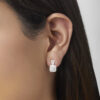 - Aretes Roseta Plata 925