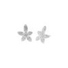 Aretes Flor Plata 925