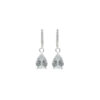 Aretes Gota Colgante Plata 925