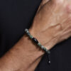 - Pulsera Onix Plata 925 Hombre