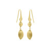 Aretes Ovales Colgantes GoldenSilver
