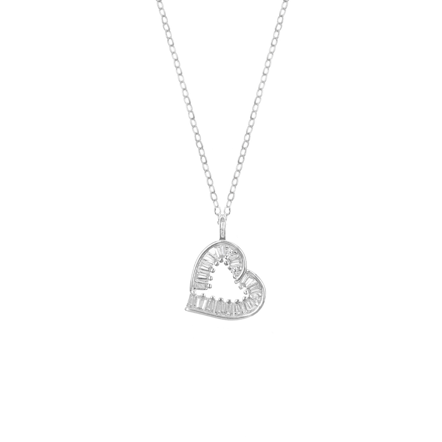 Collar Corazón Best Friends Plata 925
