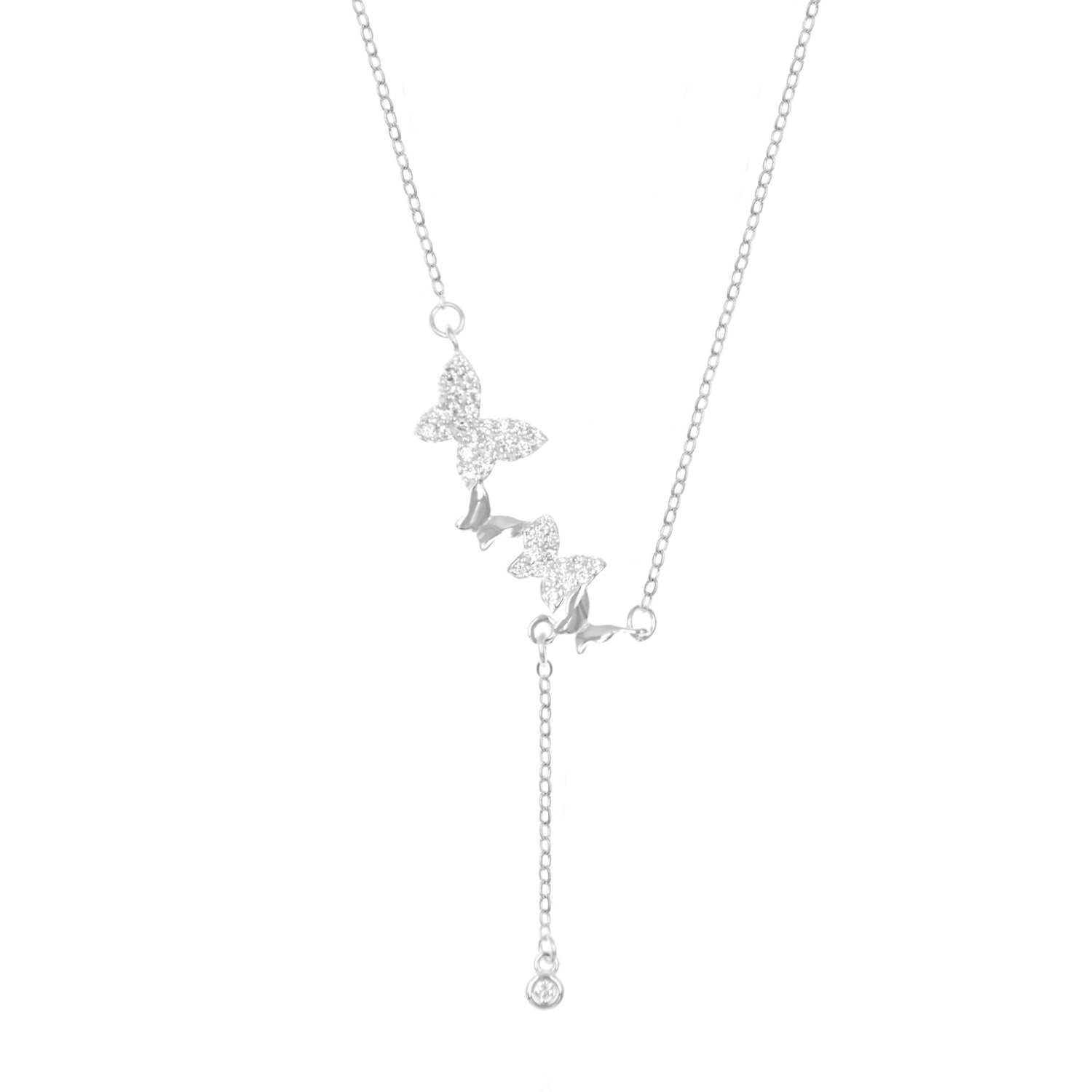 Collar Mariposas Plata 925