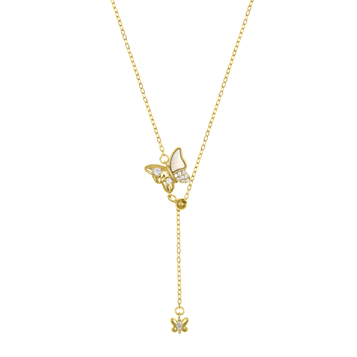 Collar Mariposas GoldenSilver