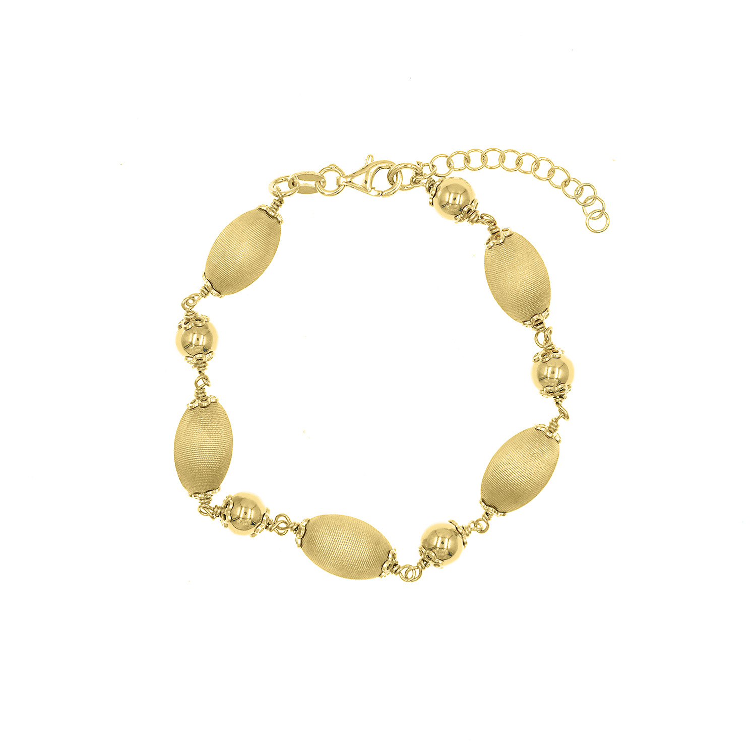 Pulsera Ovales GoldenSilver