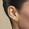 - Aretes Nudo Oro 18K