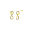 Aretes Infinito Oro 18K