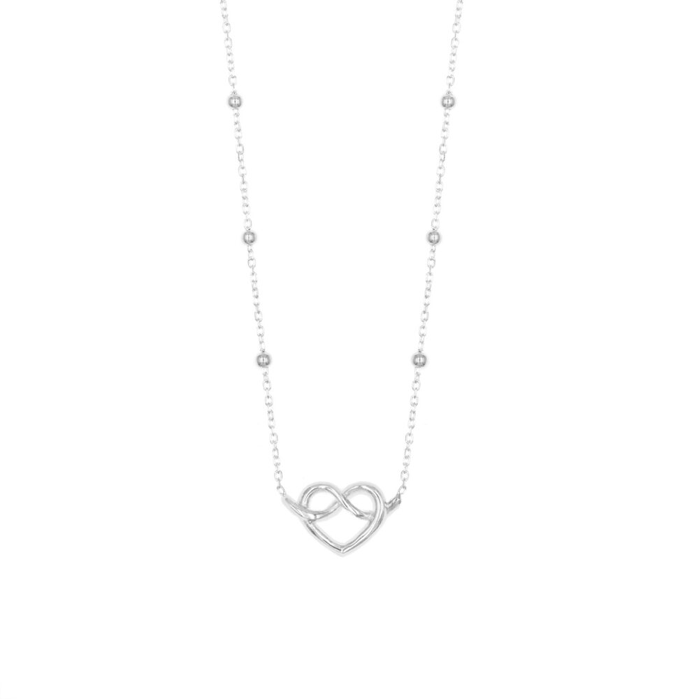 Collar Corazón Infinito Plata 925