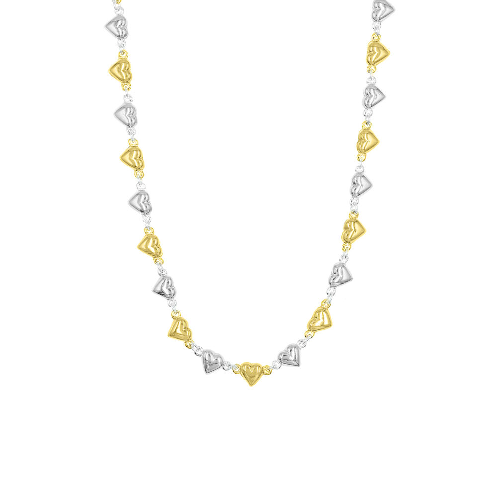 Collar Corazones Goldensilver