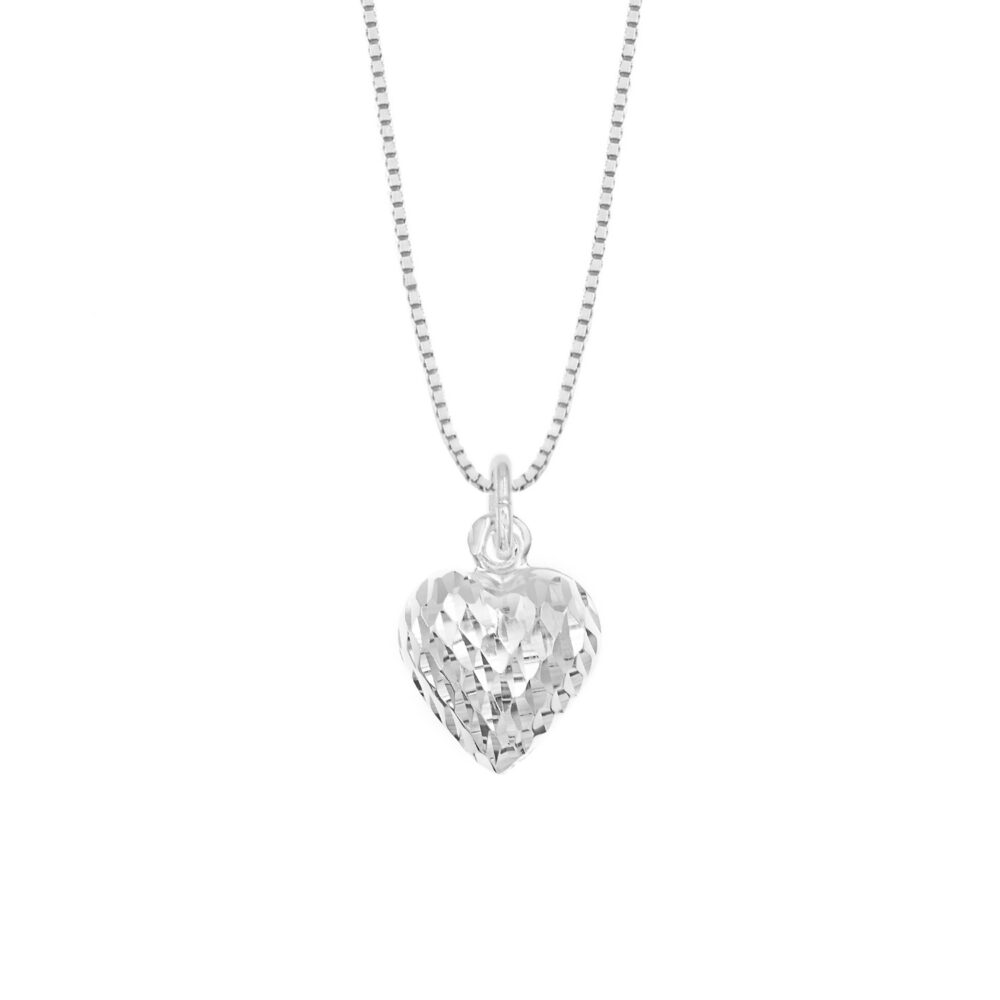 Collar Corazón Casual Plata 925