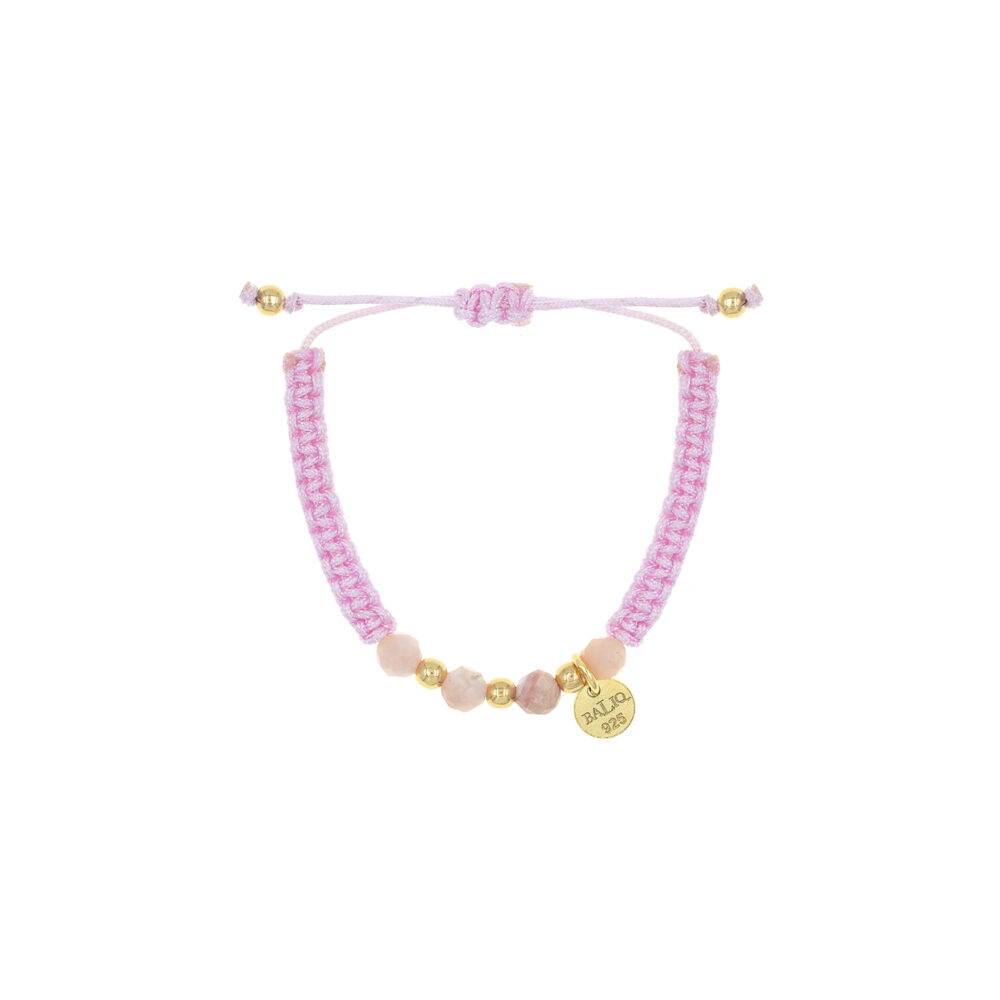 Pulsera Opalo Rosa GoldenSilver