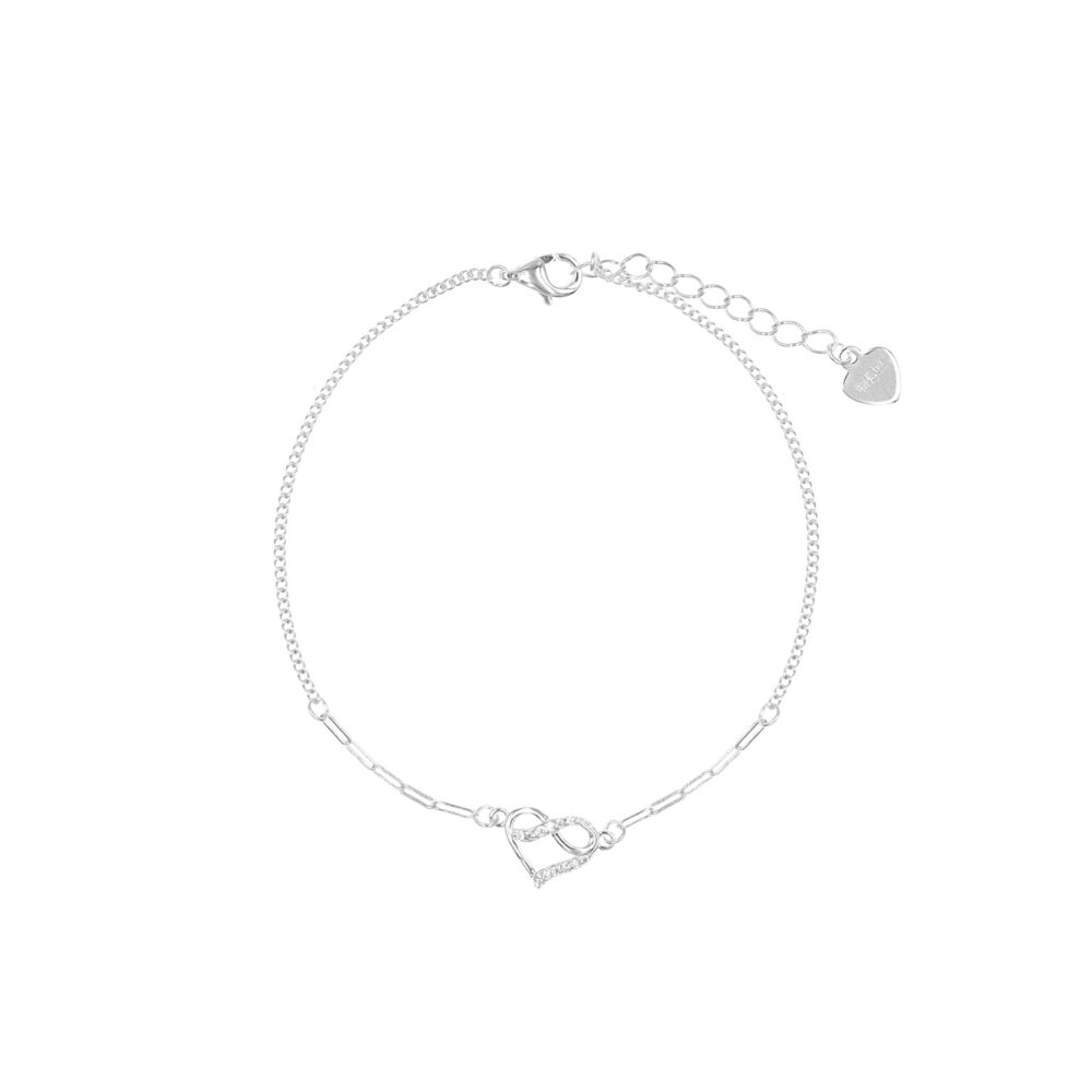 Pulsera Corazón Infinito Plata 925