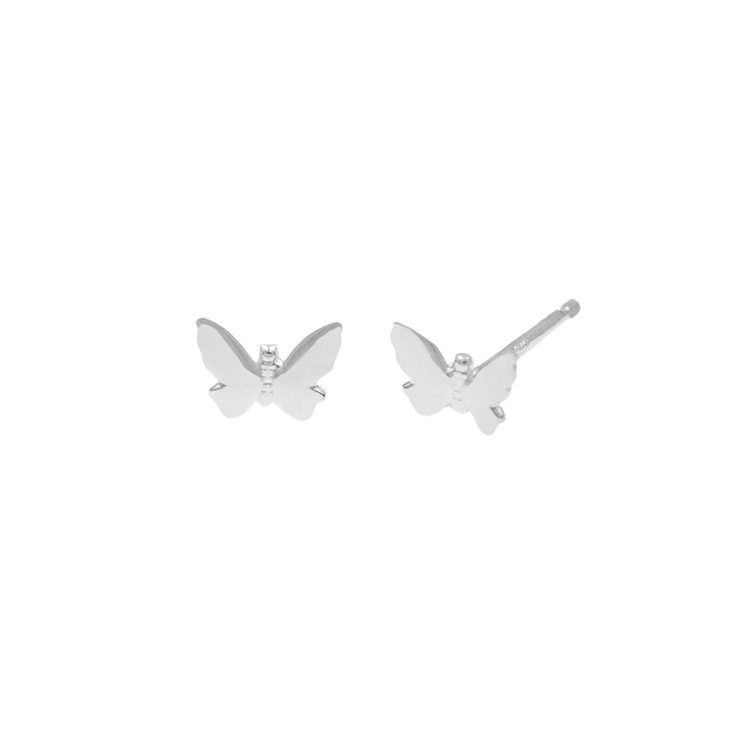 Aretes Mariposa Plata 925 Niña