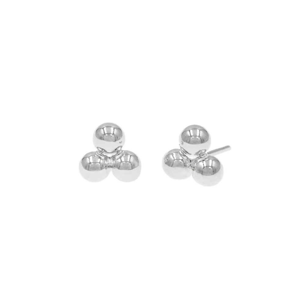 Aretes Trio Plata 925