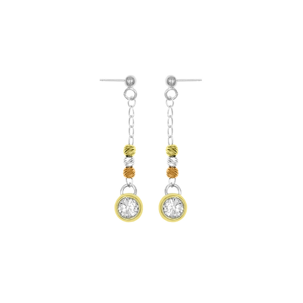 Aretes Bolitas Goldensilver