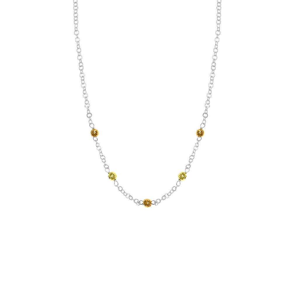 Collar Bolitas Goldensilver