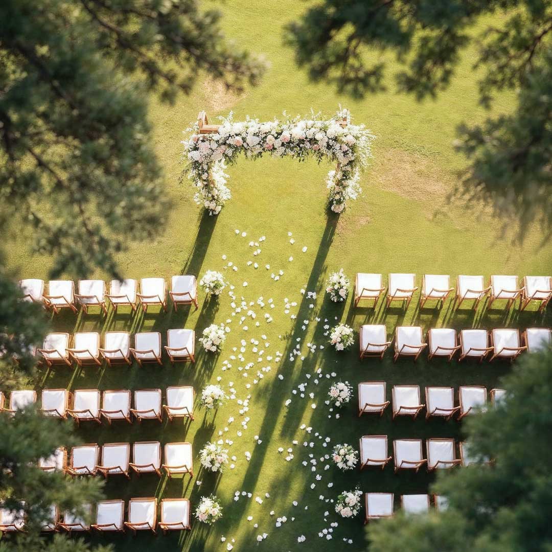Ambientación boda en primavera