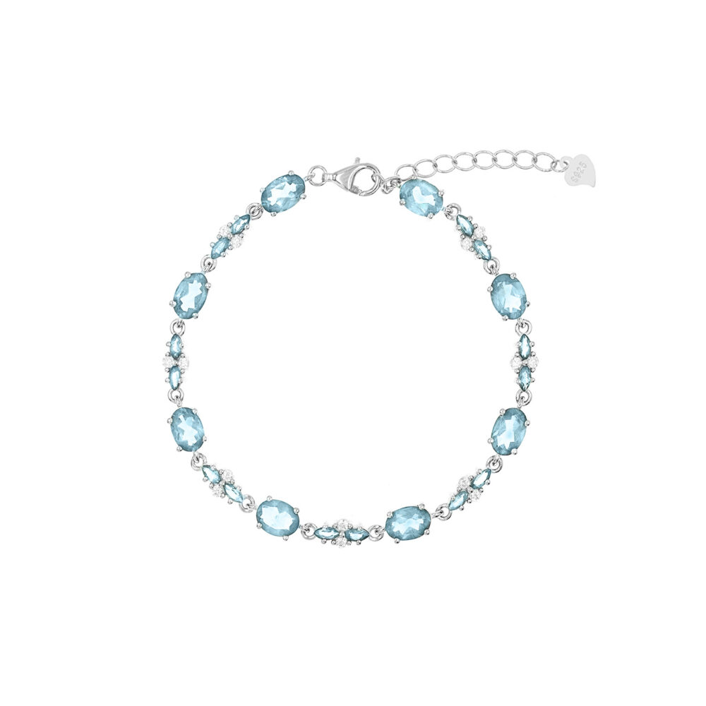 Pulsera Topacio Sky Plata 925