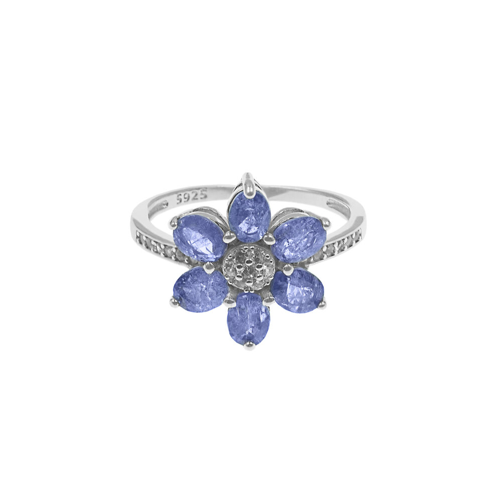 Anillo Tanzanita Plata 925