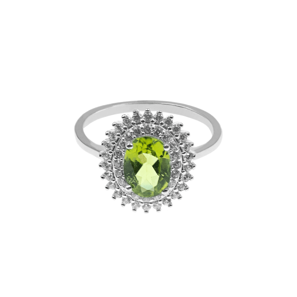 Anillo Peridoto Plata 925