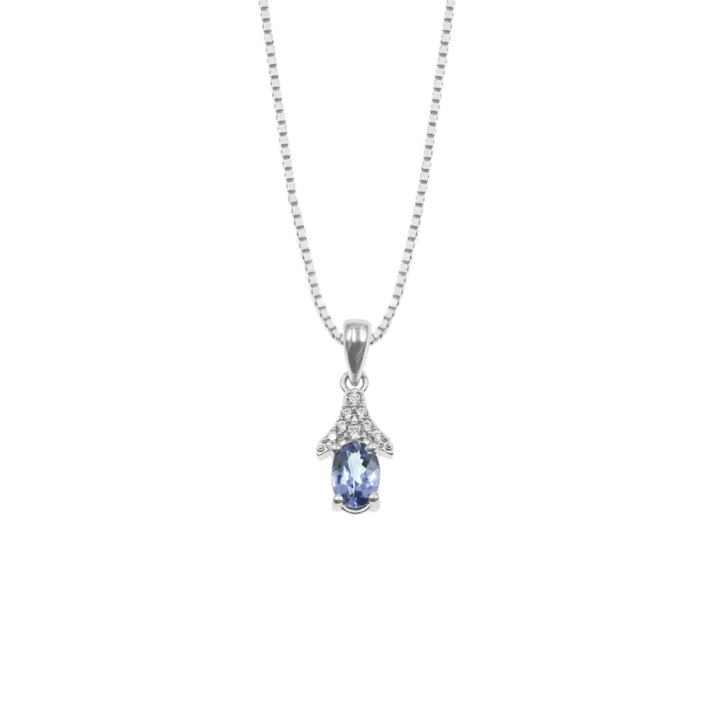 Collar Tanzanita Plata 925