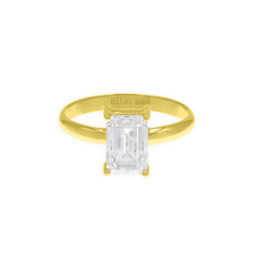 Anillo de Compromiso Oro 18k con Diamante Lab Grown