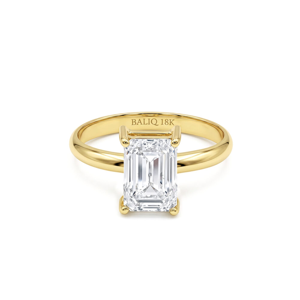 Anillo de Compromiso Oro 18k con Diamante Lab Grown