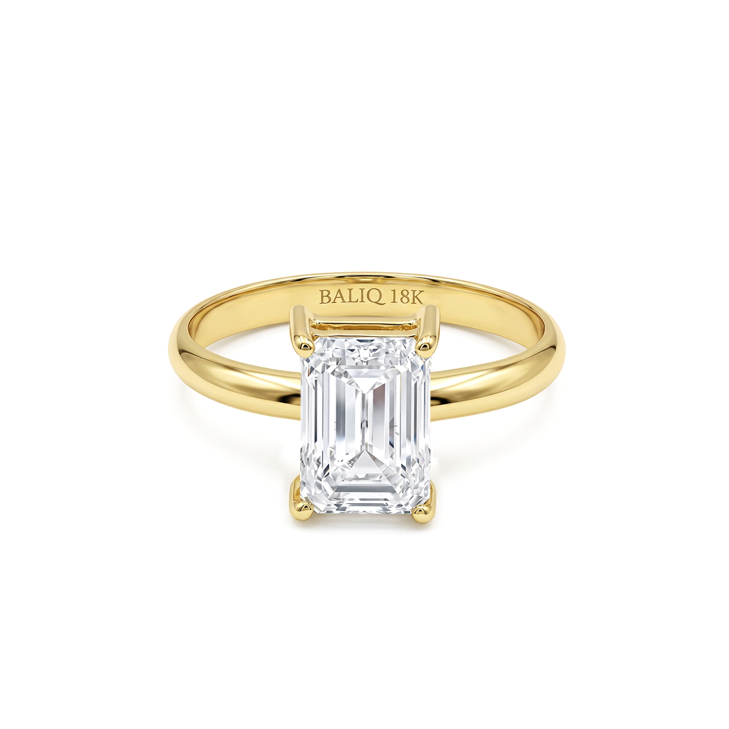 - Anillo de Compromiso Oro 18k con Diamante Lab Grown