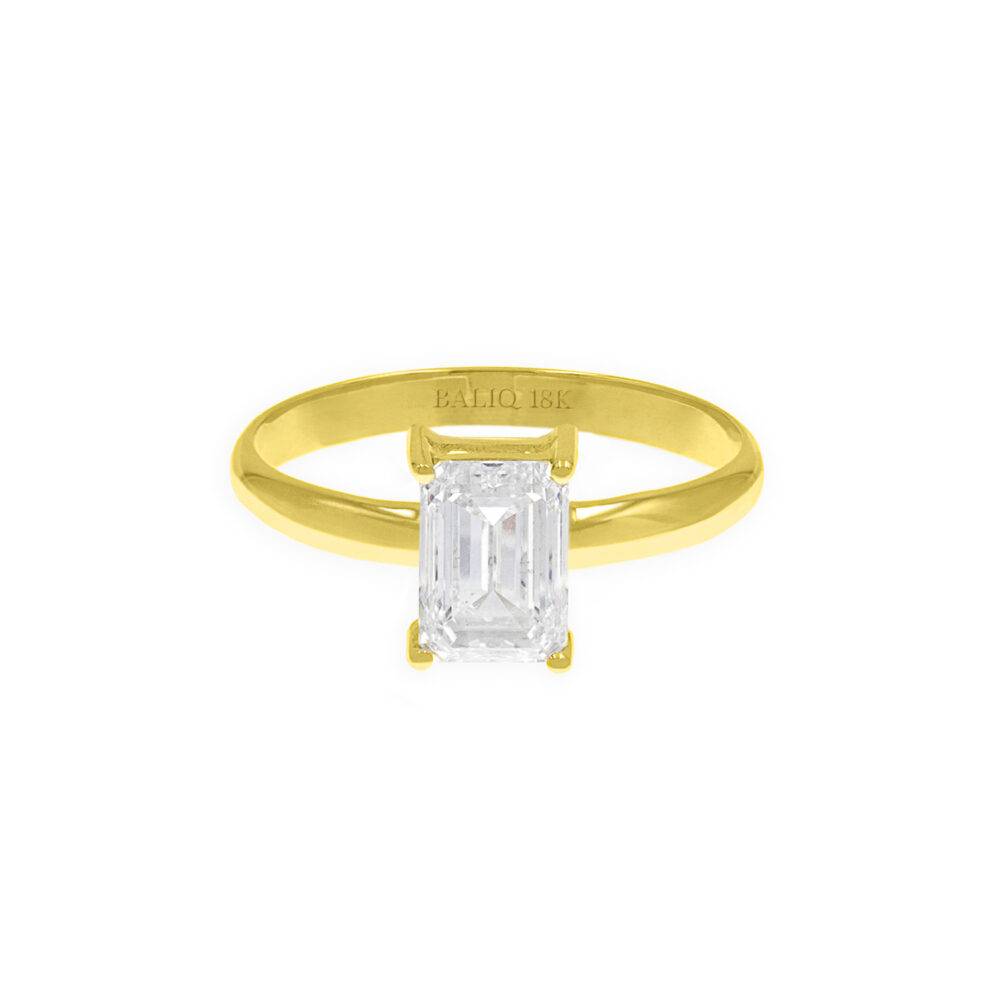 Anillo de Compromiso Oro 18k con Diamante Lab Grown