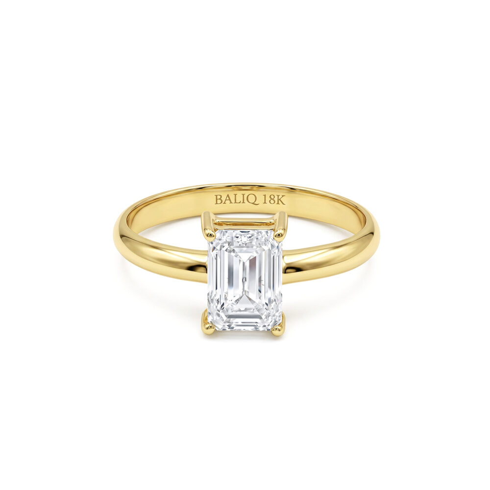 Anillo de Compromiso Oro 18k con Diamante Lab Grown
