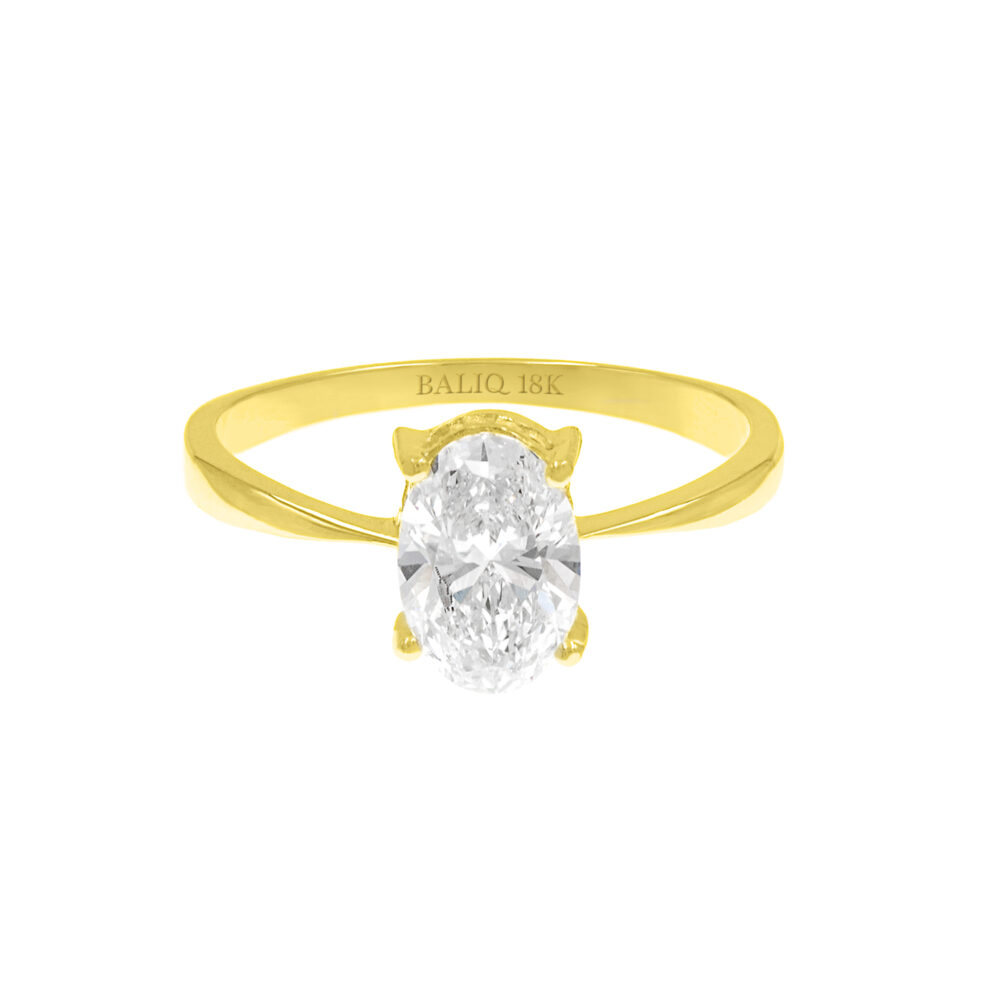 Anillo de Compromiso Oro 18k con Diamante Lab Grown