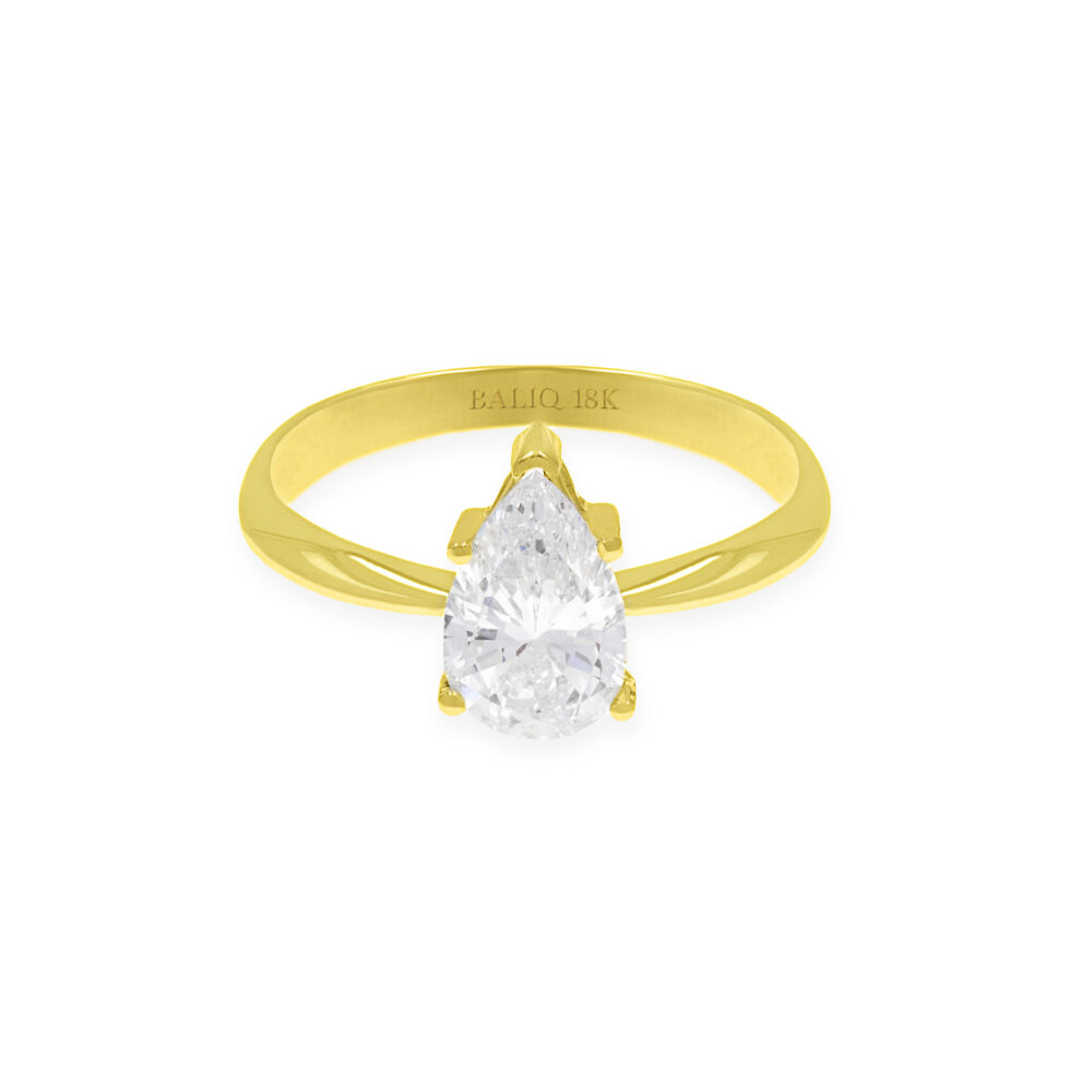 Anillo de Compromiso Oro 18k con Diamante Lab Grown