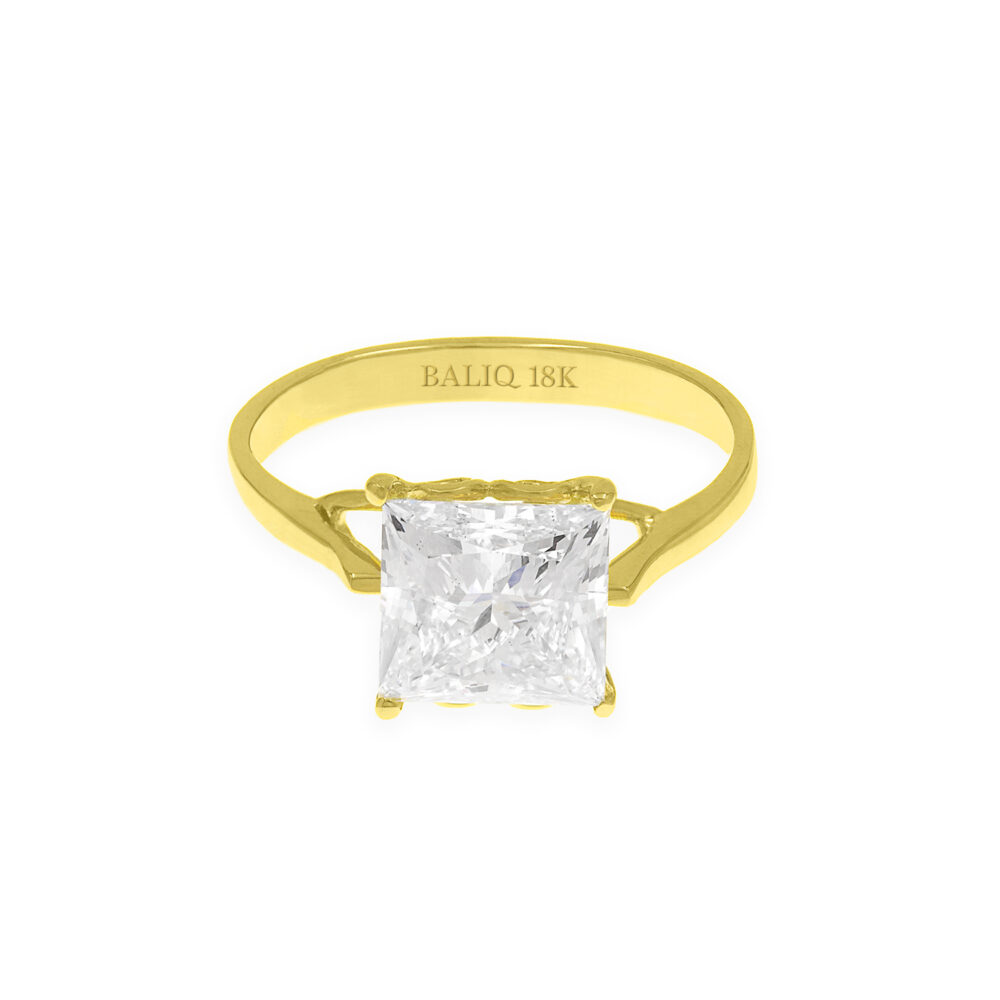 Anillo de Compromiso Oro 18k con Diamante Lab Grown
